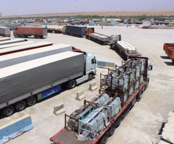 ۶۵ هزار تن محصولات کشاورزی از مرز مهران به عراق صادر شد